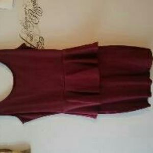 Burgundy small formal dress